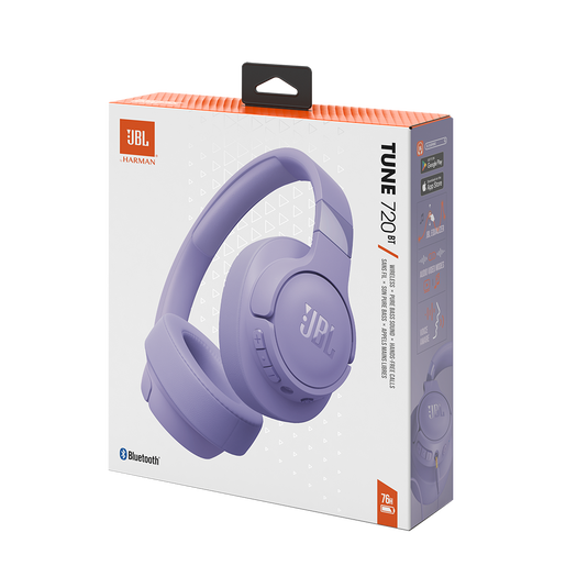 JBL Tune 720BT - Purple - Wireless over-ear headphones - Detailshot 10 image number null