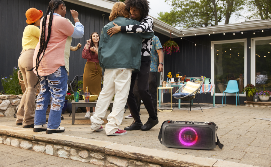 CHM Group - It's the CHM Valentines Day Sale!! Party on the Go with a JBL  Partybox go! Portable party speaker with built-in lights, wireless mic and  shoulder strap with a bottle