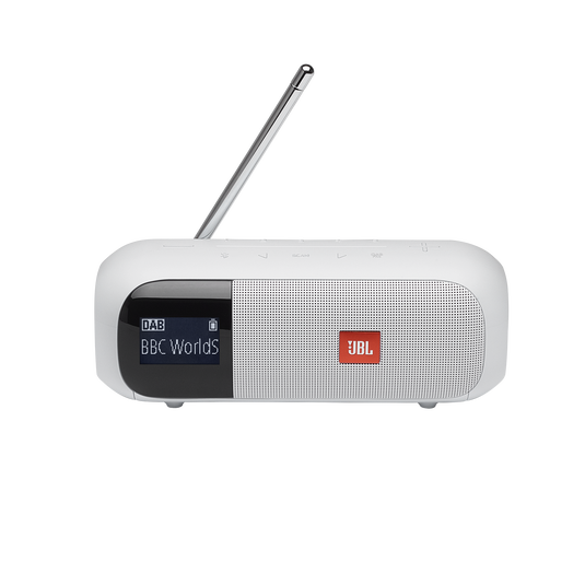 JBL Tuner 2 - White - Portable DAB/DAB+/FM radio with Bluetooth - Front image number null