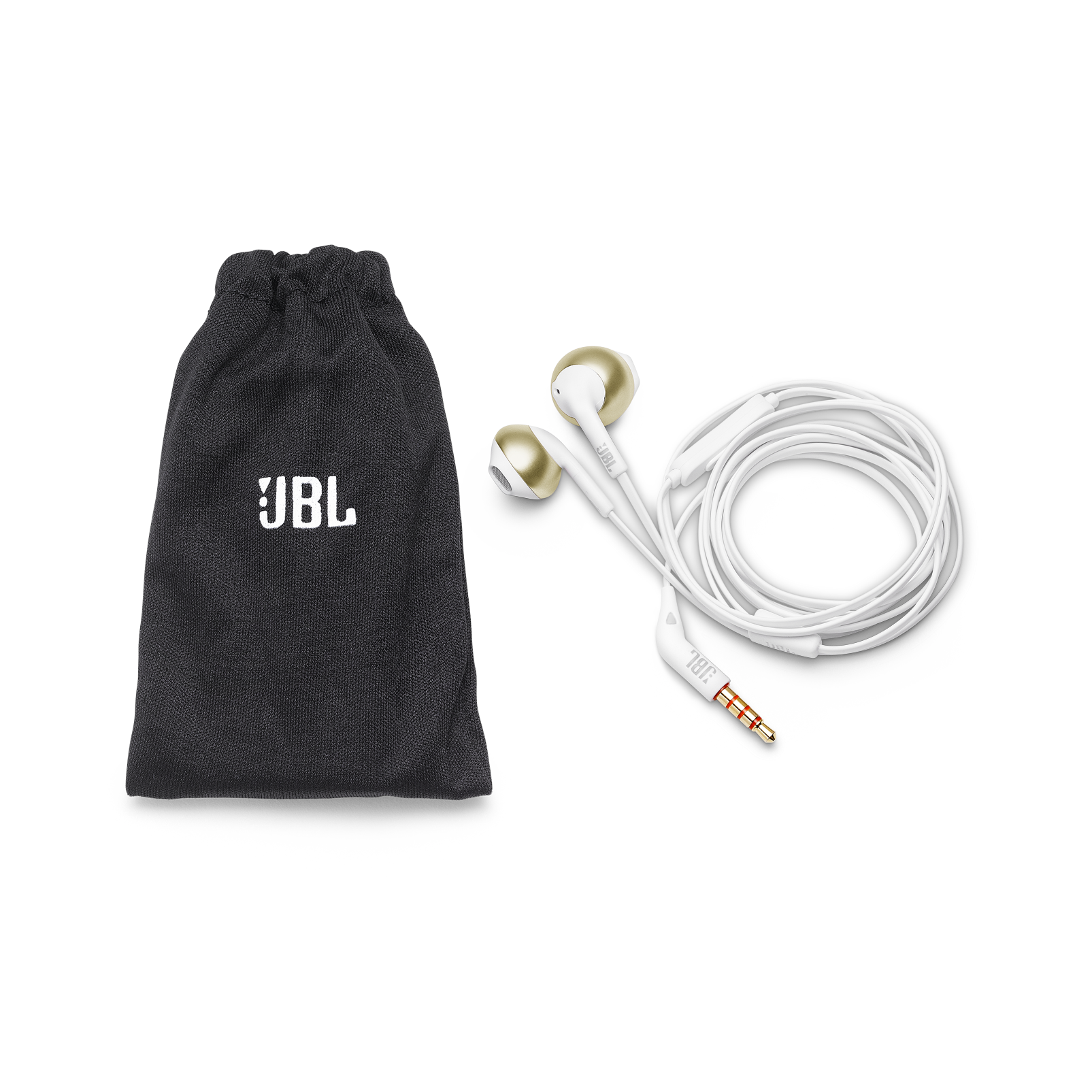 JBL Tune 205 - Champagne Gold - Earbud headphones - Detailshot 2