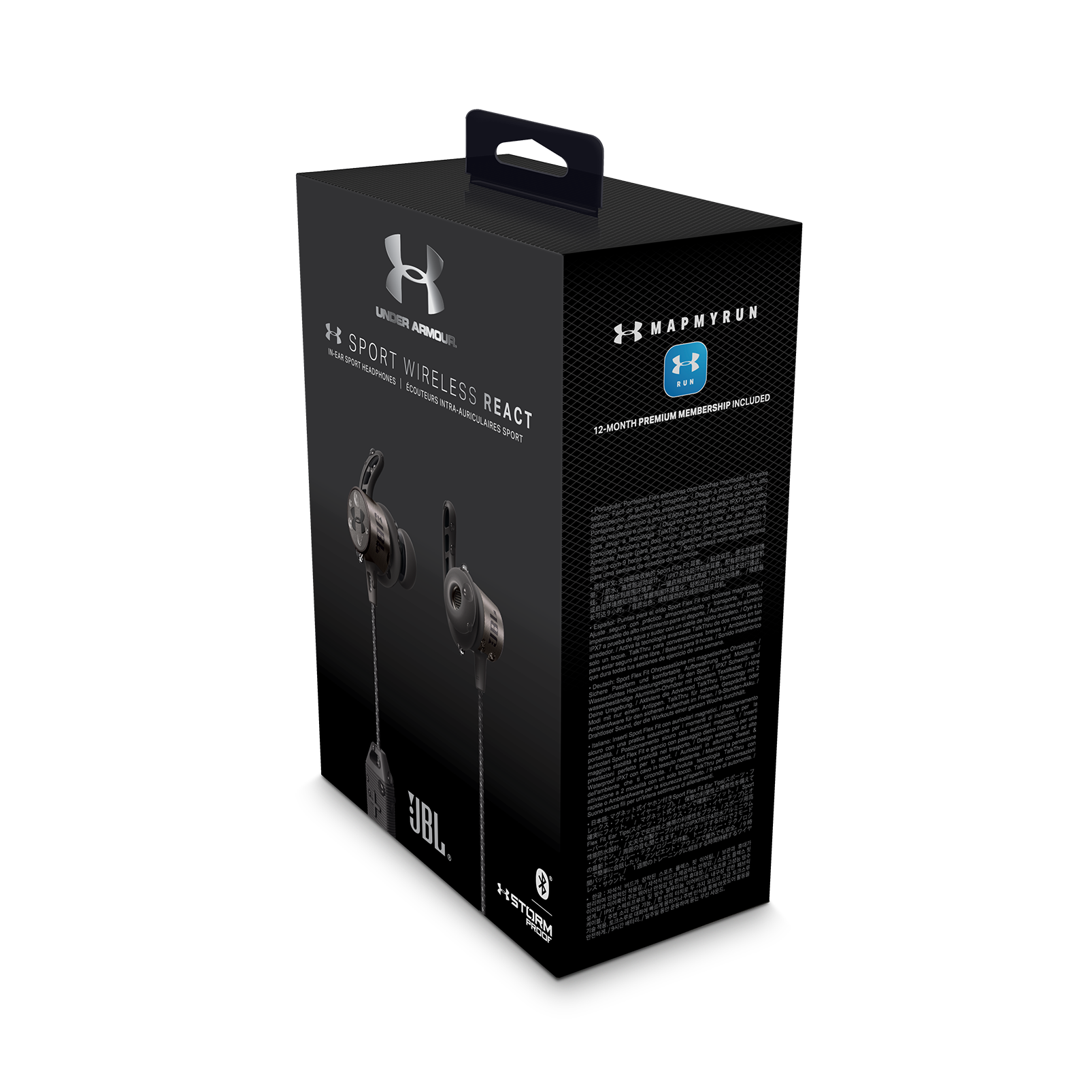 UA Sport Wireless REACT | Secure-fitting wireless sport earphones with JBL  technology and sound